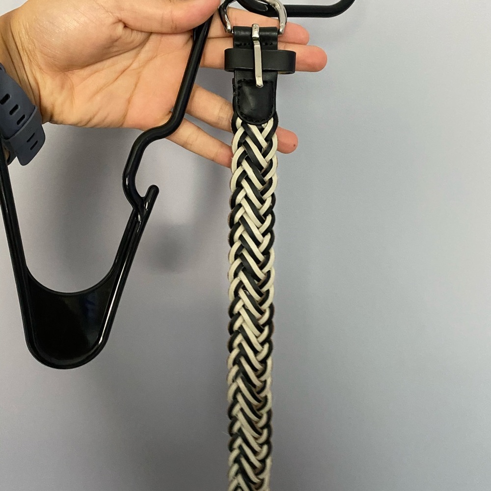 Black and white belt